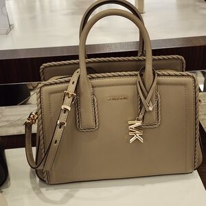 Michael Kors Laila Leather Satchel